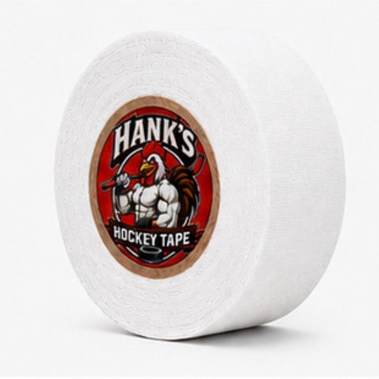 HANK'S PREMIUM WHITE CLOTH HOCKEY TAPE